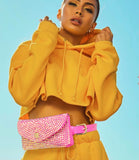 Bling Envelope Belt Bag