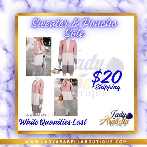 Tricolor Lightweight Long Cardigan