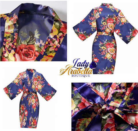 Satin Kimono Inspired Robe